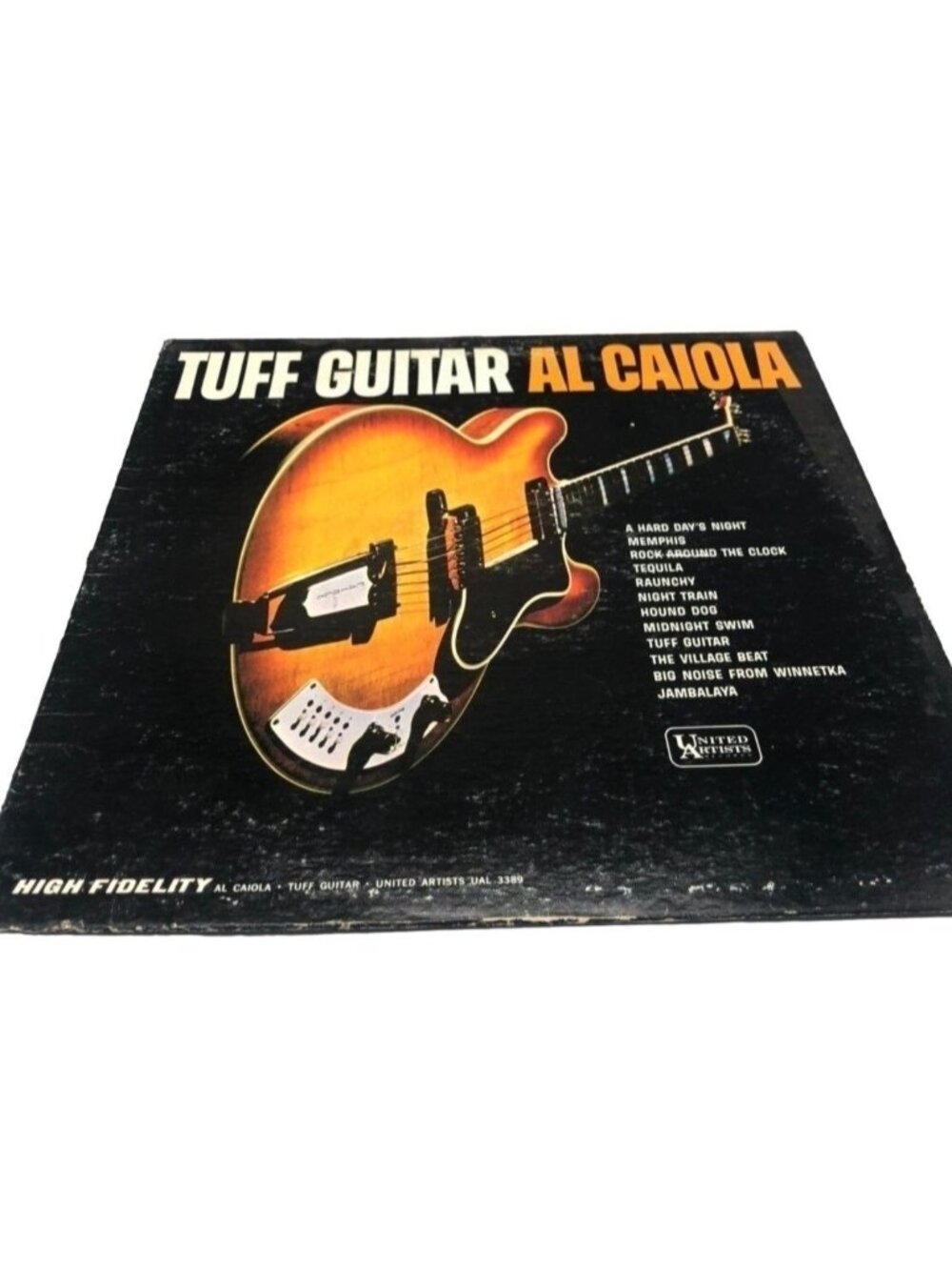 Tuff guitar al caiola vinyl record United artist record READ